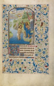 El bautismo de Cristo de Willem Vrelant